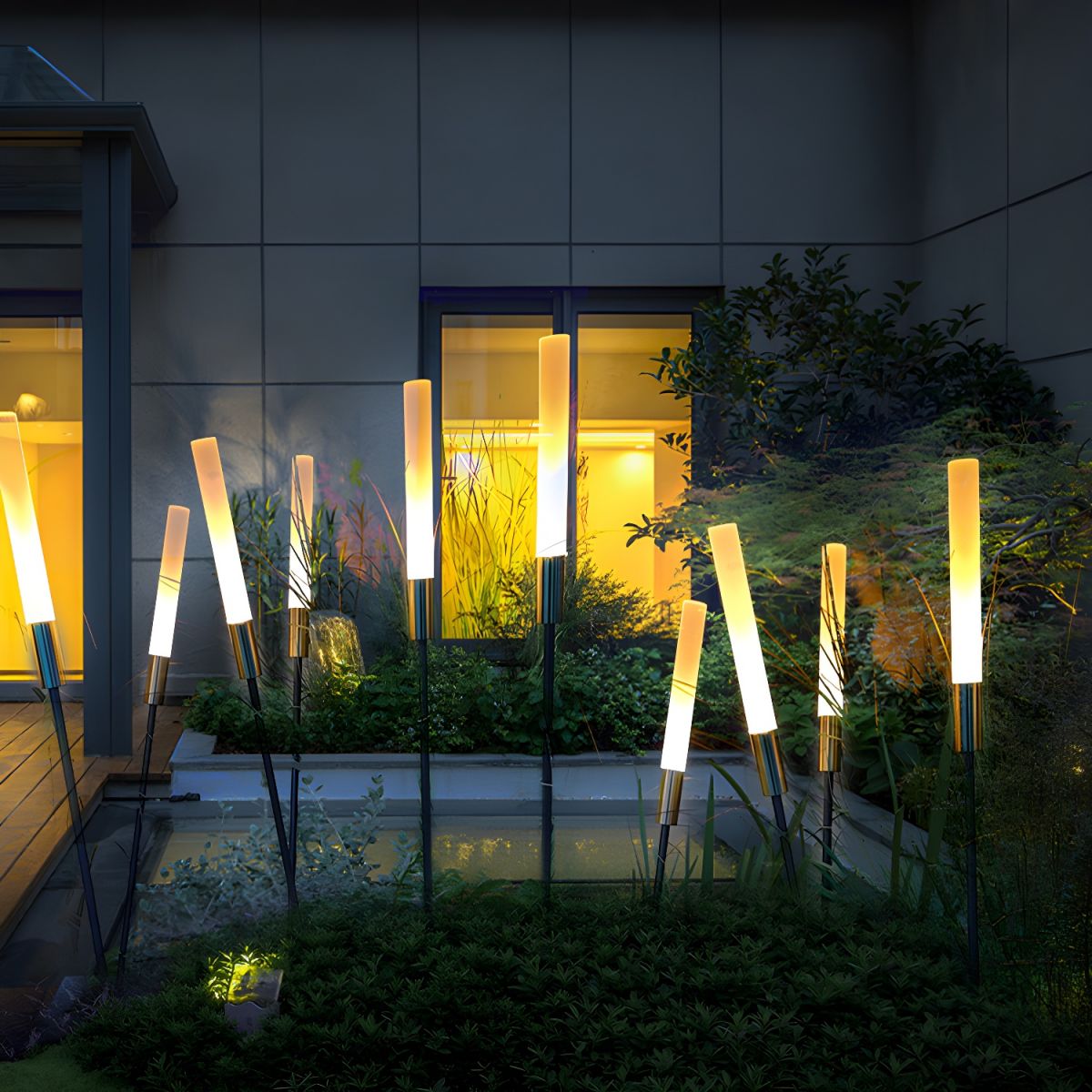 Outdoor LED Tube Stake Light for Garden Landscape | Helvora
