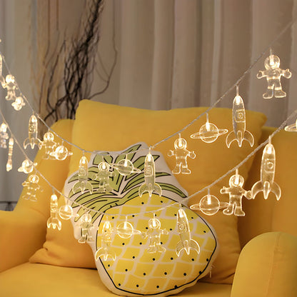 Clear Plastic LED Outdoor Fairy String Light Set | Glowora