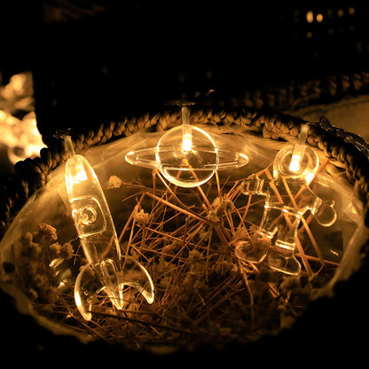 Clear Plastic LED Outdoor Fairy String Light Set | Glowora