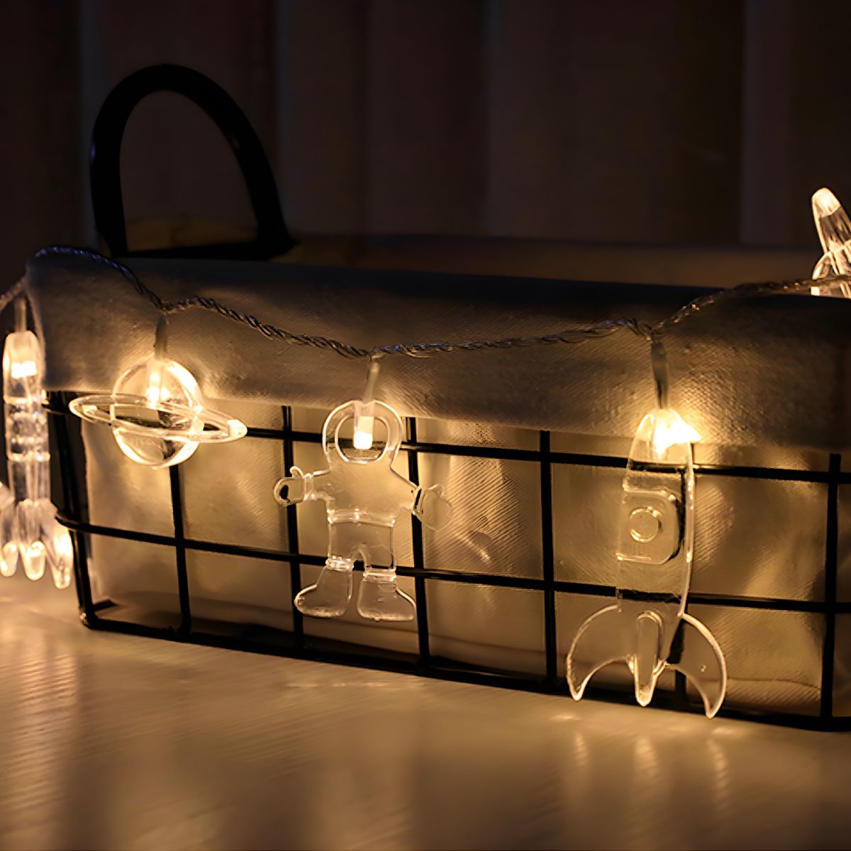 Clear Plastic LED Outdoor Fairy String Light Set | Glowora