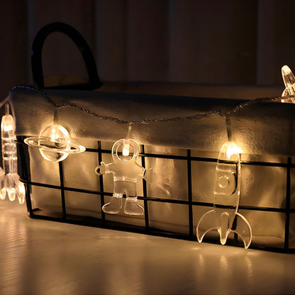Clear Plastic LED Outdoor Fairy String Light Set | Glowora