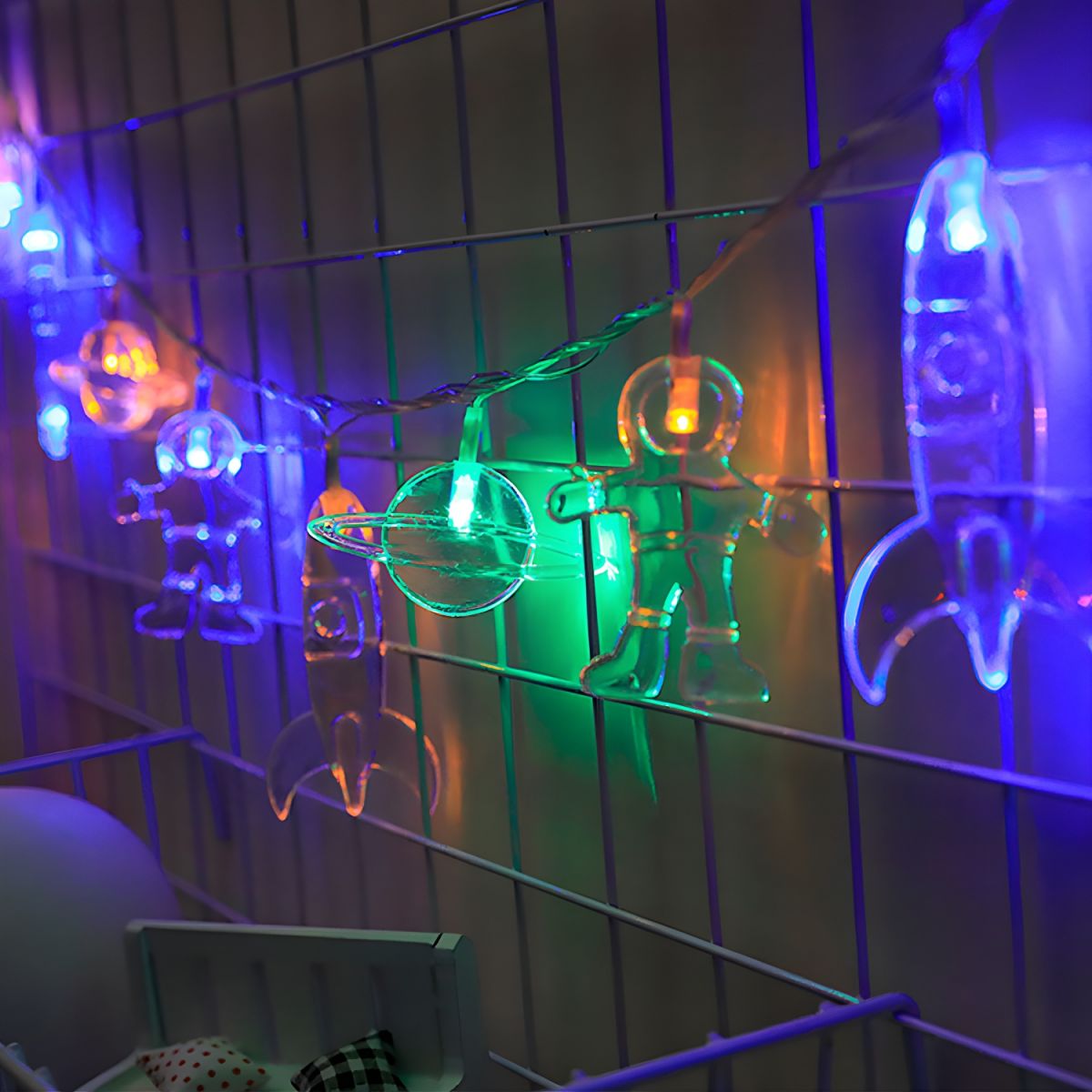 Clear Plastic LED Outdoor Fairy String Light Set | Glowora