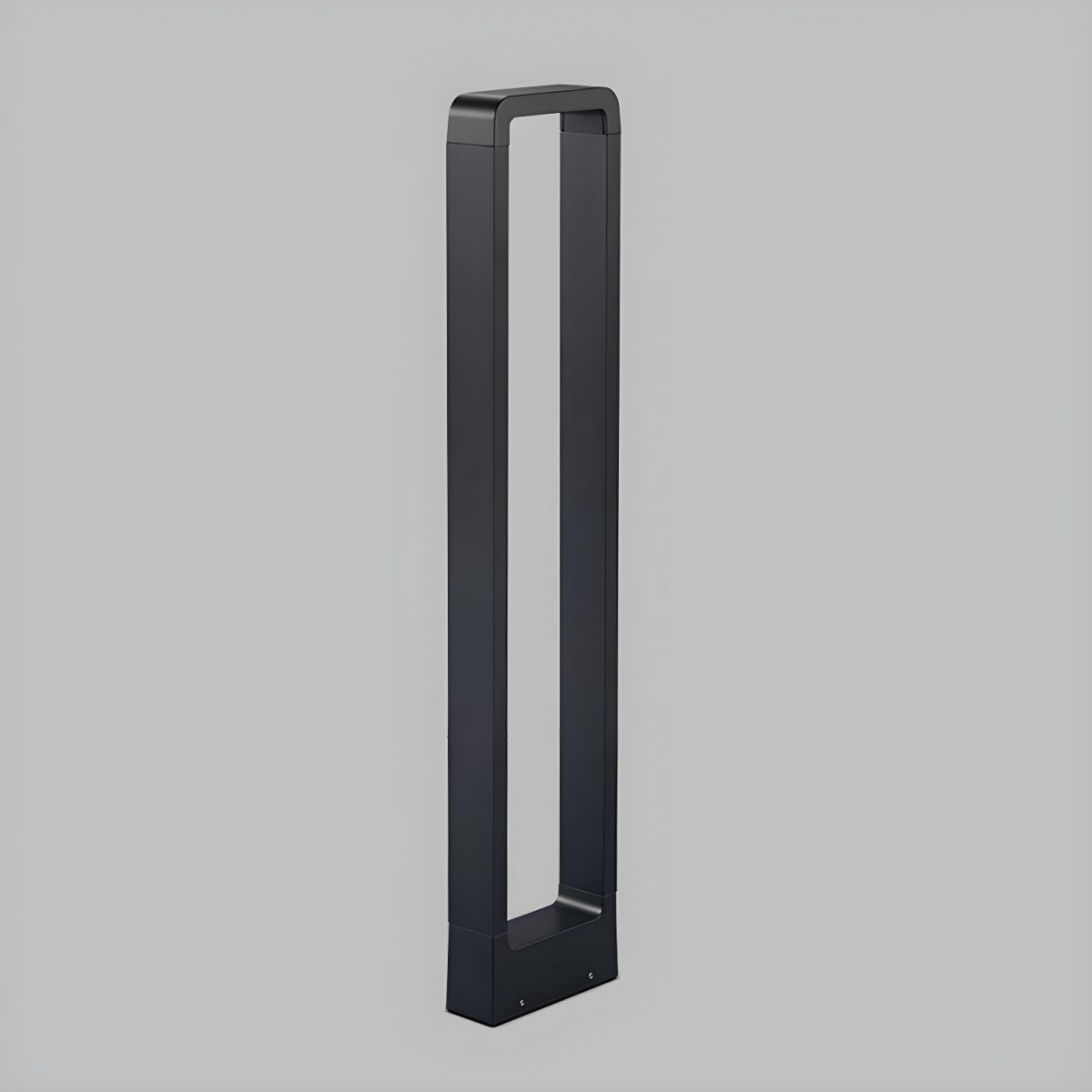 Outdoor Metal Pillar Light with Glass Shade | Postera