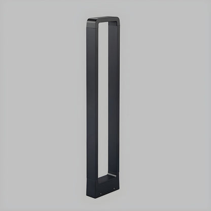 Outdoor Metal Pillar Light with Glass Shade | Postera