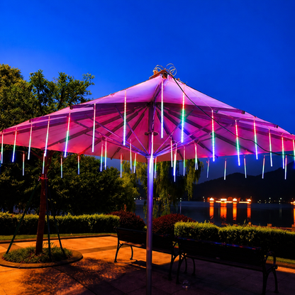 Outdoor Meteor Shower LED Curtain String Light | Ulqora