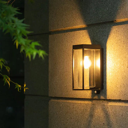Outdoor Solar Glass Wall Light for Exterior Use | Lunvex