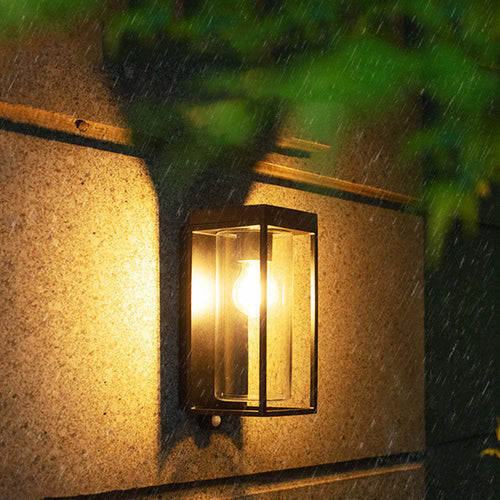 Outdoor Solar Glass Wall Light for Exterior Use | Lunvex
