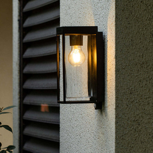 Outdoor Solar Glass Wall Light for Exterior Use | Lunvex
