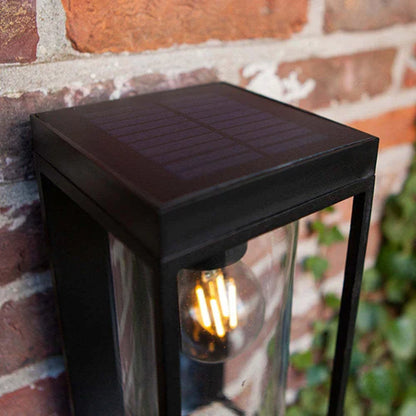 Outdoor Solar Glass Wall Light for Exterior Use | Lunvex