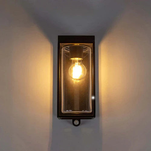 Outdoor Solar Glass Wall Light for Exterior Use | Lunvex