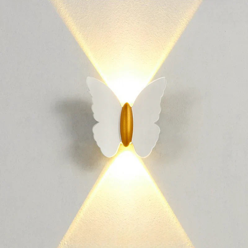 Outdoor Wall Light Aluminium Butterfly Design Modern Style | Laviro