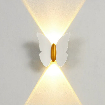 Outdoor Wall Light Aluminium Butterfly Design Modern Style | Laviro