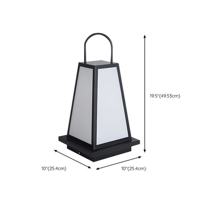Outdoor Waterproof Solar Metal Garden Pillar Lamp | Finqor
