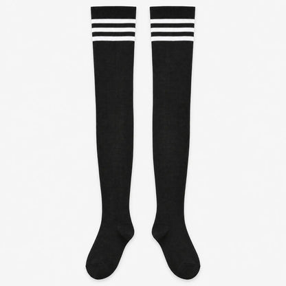 Over The Knee Striped Socks