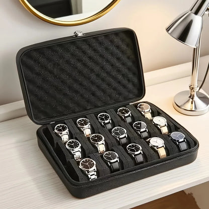 Padded Multi-Slot Watch Storage Box
