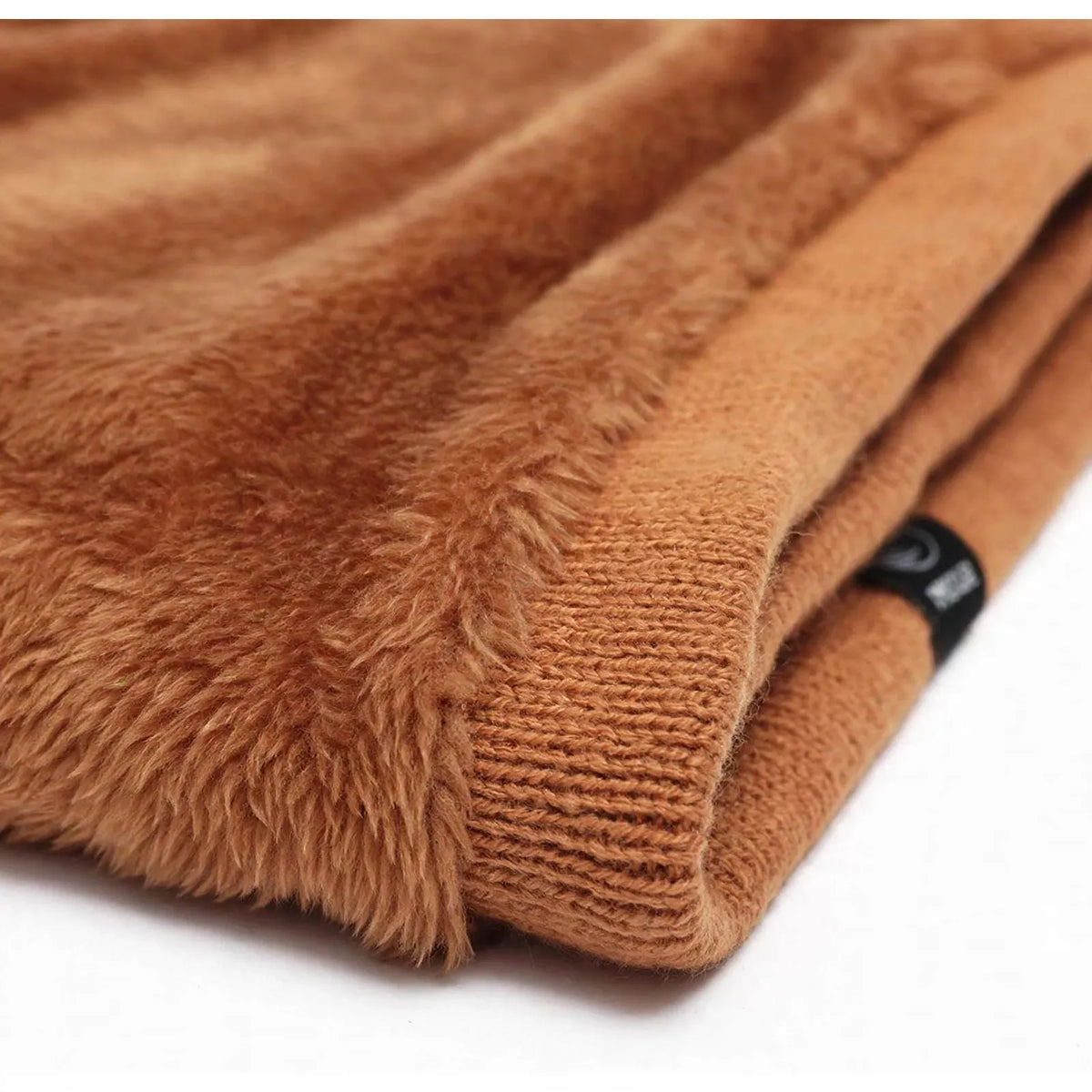 Plush Lined Knit Winter Neck Warmer