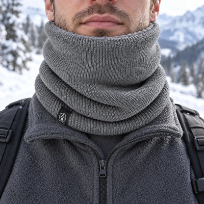 Plush Lined Knit Winter Neck Warmer