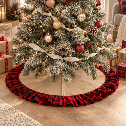 Pom Pom Christmas Tree Skirt
