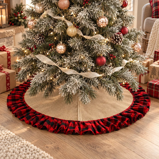 Pom Pom Christmas Tree Skirt