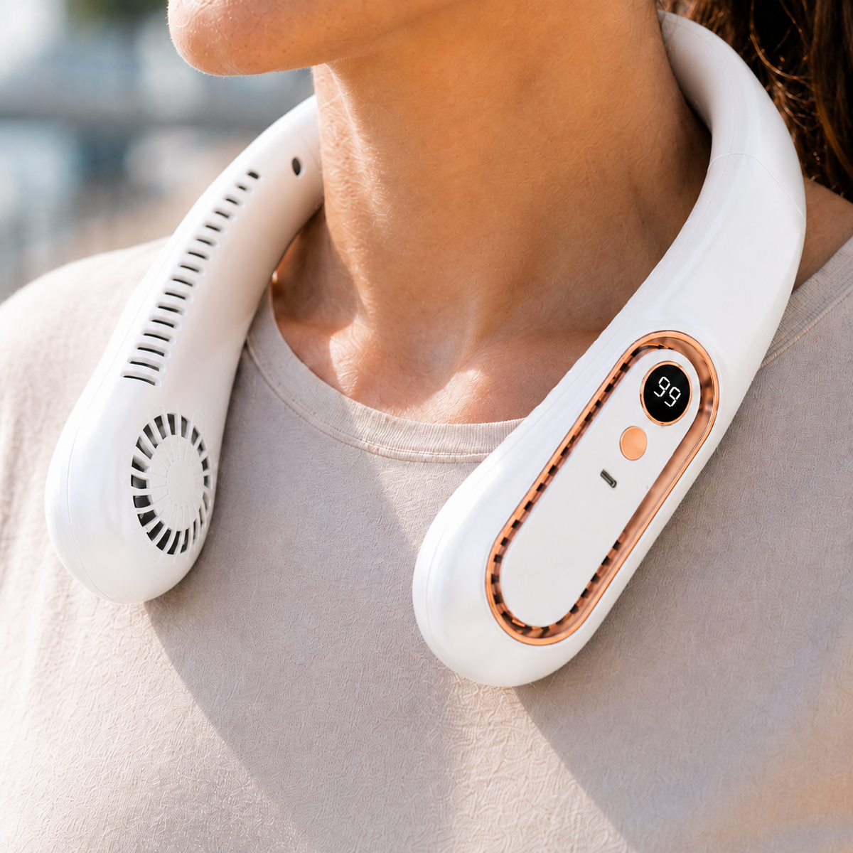 Portable Bladeless Neck Fan | Zephyra