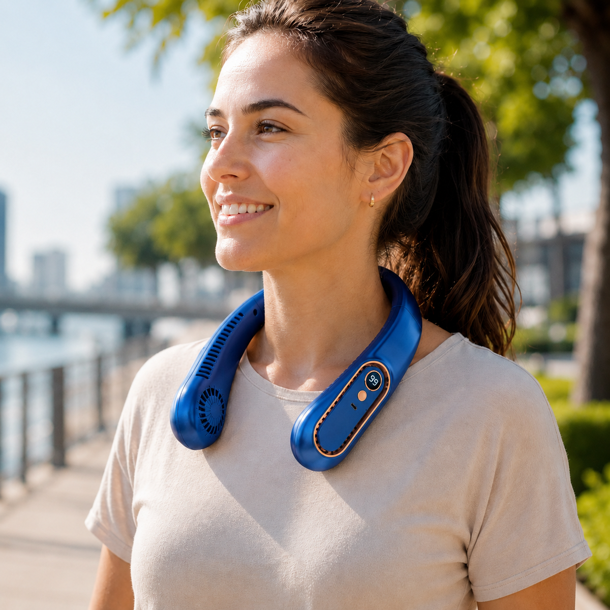 Portable Bladeless Neck Fan | Zephyra
