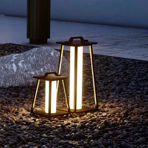 Portable Warm LED Outdoor Stainless Steel Lantern | Verqen