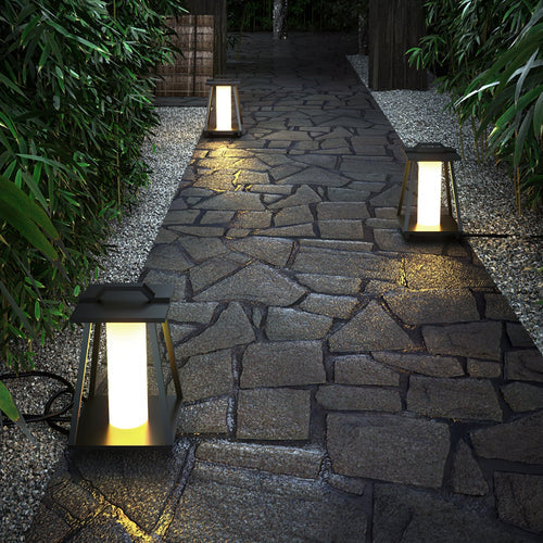 Portable Warm LED Outdoor Stainless Steel Lantern | Verqen