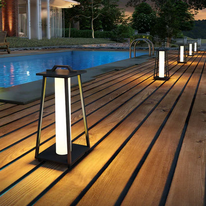 Portable Warm LED Outdoor Stainless Steel Lantern | Verqen