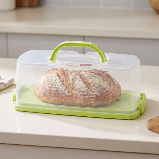 Portable Rectangular Countertop Bread Box