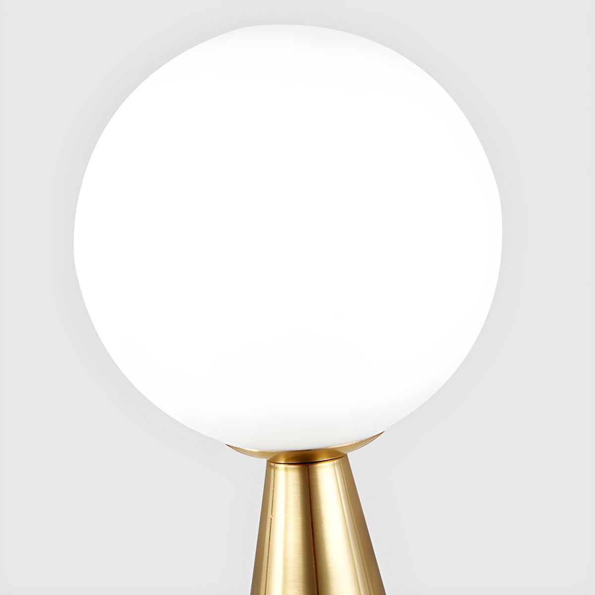 Postmodern Table Lamp with Glass Globe Shade | Krynexa