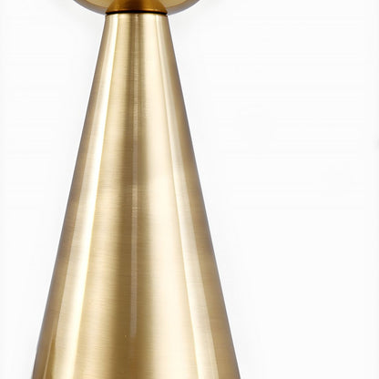 Postmodern Table Lamp with Glass Globe Shade | Krynexa