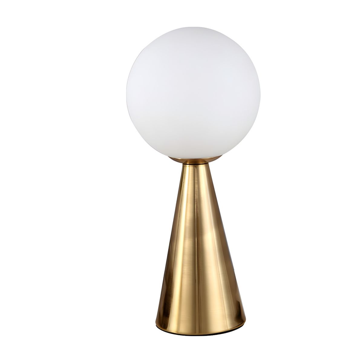 Postmodern Table Lamp with Glass Globe Shade | Krynexa