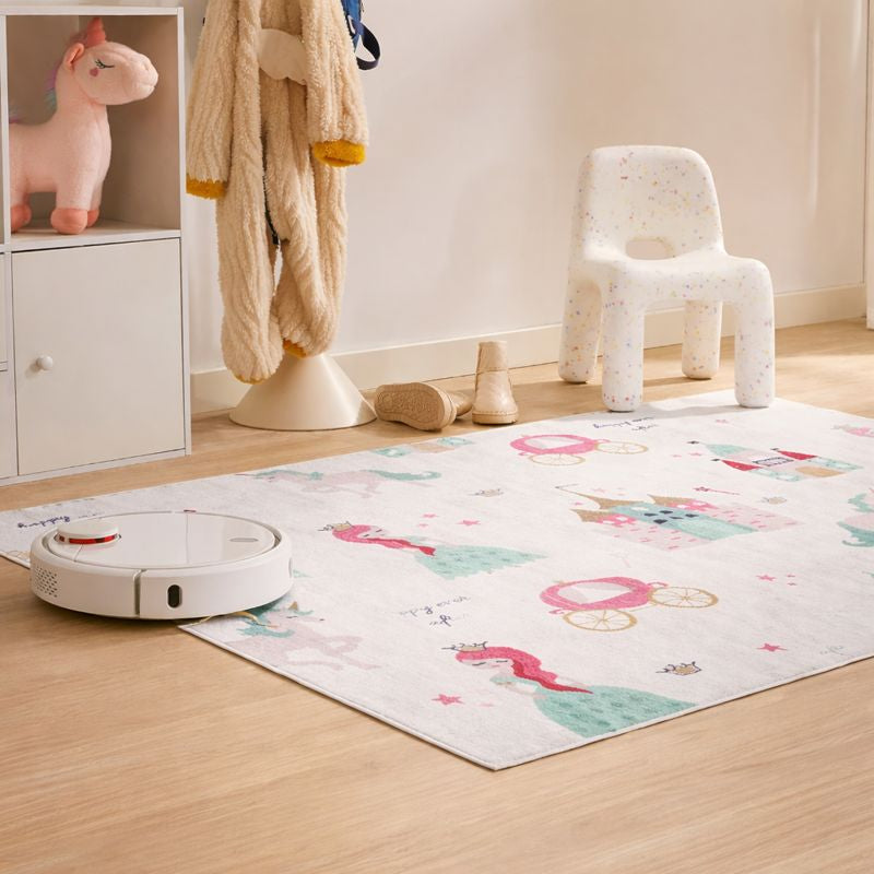 Princess Castle Kids Playroom Rug Play Mat for Children | Marovin
