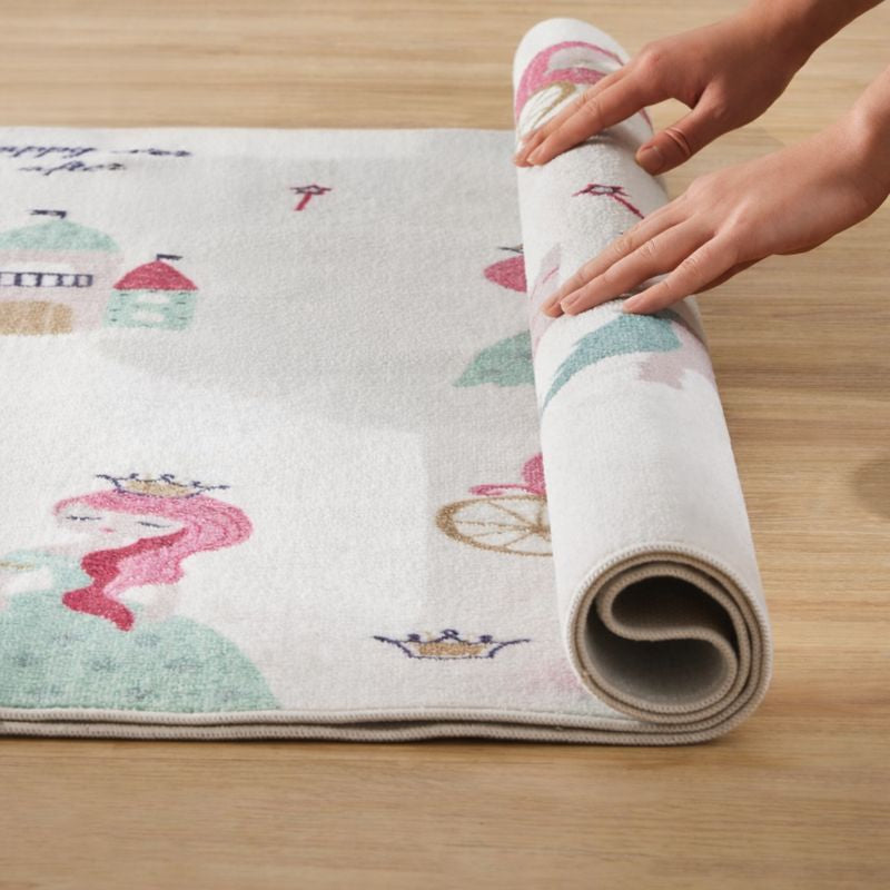 Princess Castle Kids Playroom Rug Play Mat for Children | Marovin