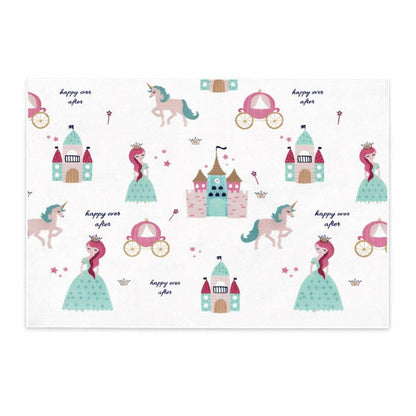 Princess Castle Kids Playroom Rug Play Mat for Children | Marovin