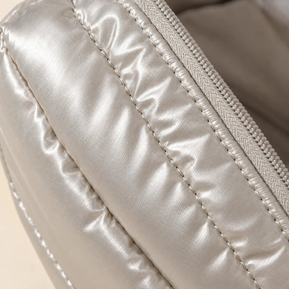Quilted Travel Makeup Bag