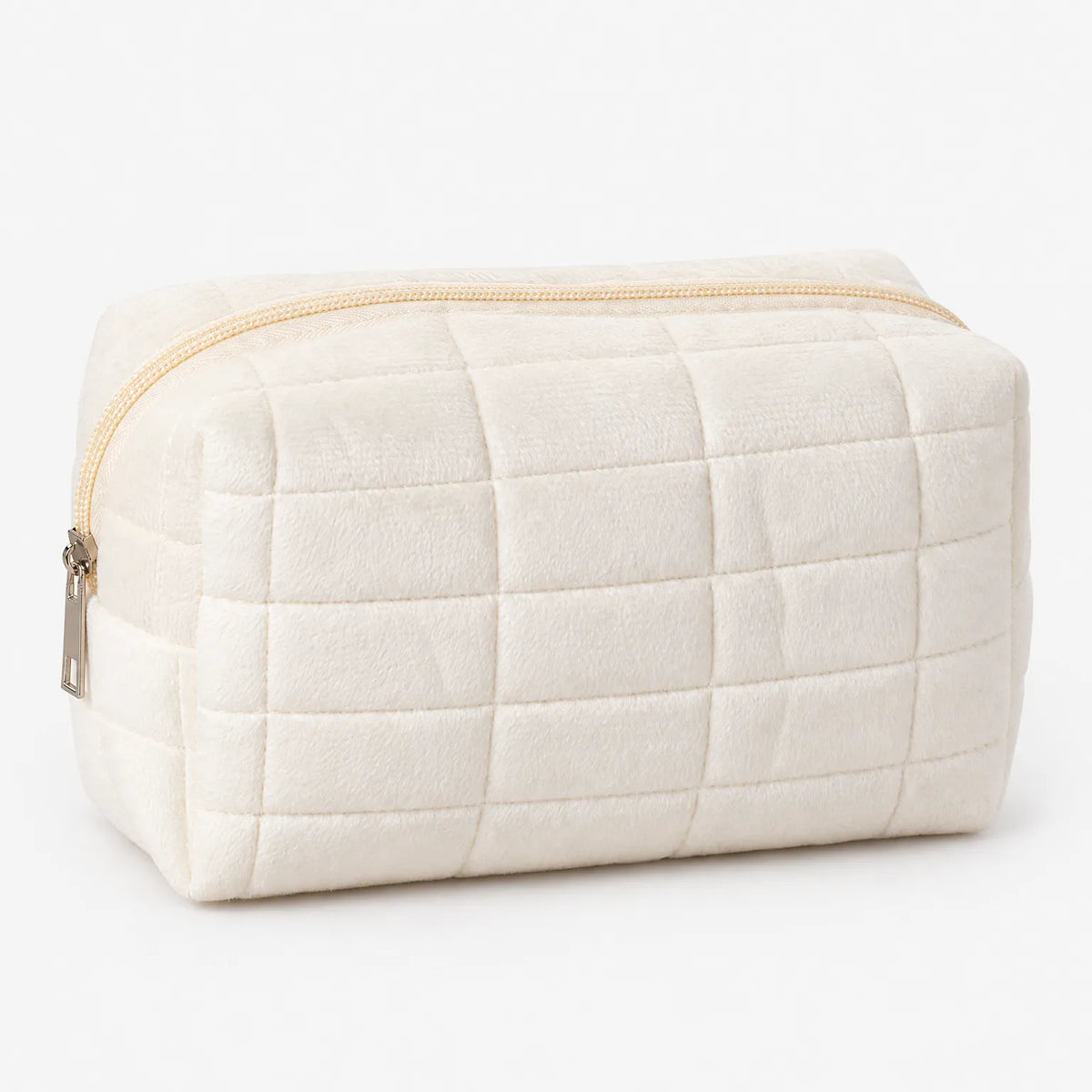 Quilted Travel Makeup Storage Bag