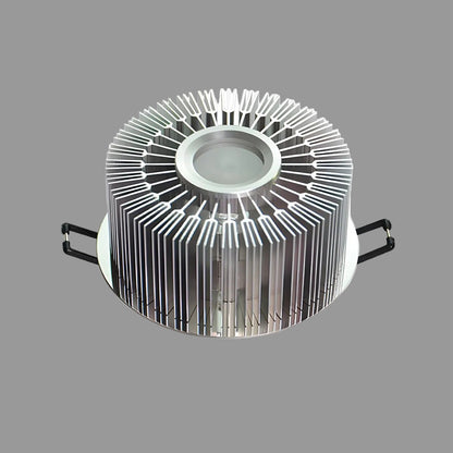 RGB LED Chrome Flush Mount Ceiling Light Fixture | Lavexo