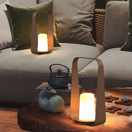 Rechargeable Acrylic Outdoor Table Lamp Warm LED | Relqis
