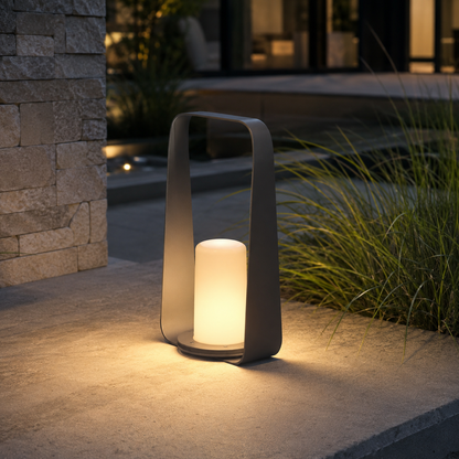 Rechargeable Acrylic Outdoor Table Lamp Warm LED | Relqis
