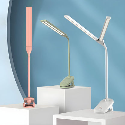 Rechargeable LED Desk Lamp with Clip Modern Style | Tormixa
