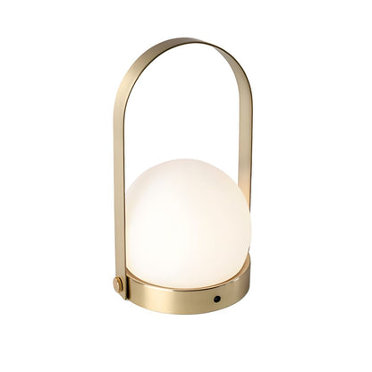 Rechargeable LED Glass Globe Table Lamp Modern Style | Xanvero