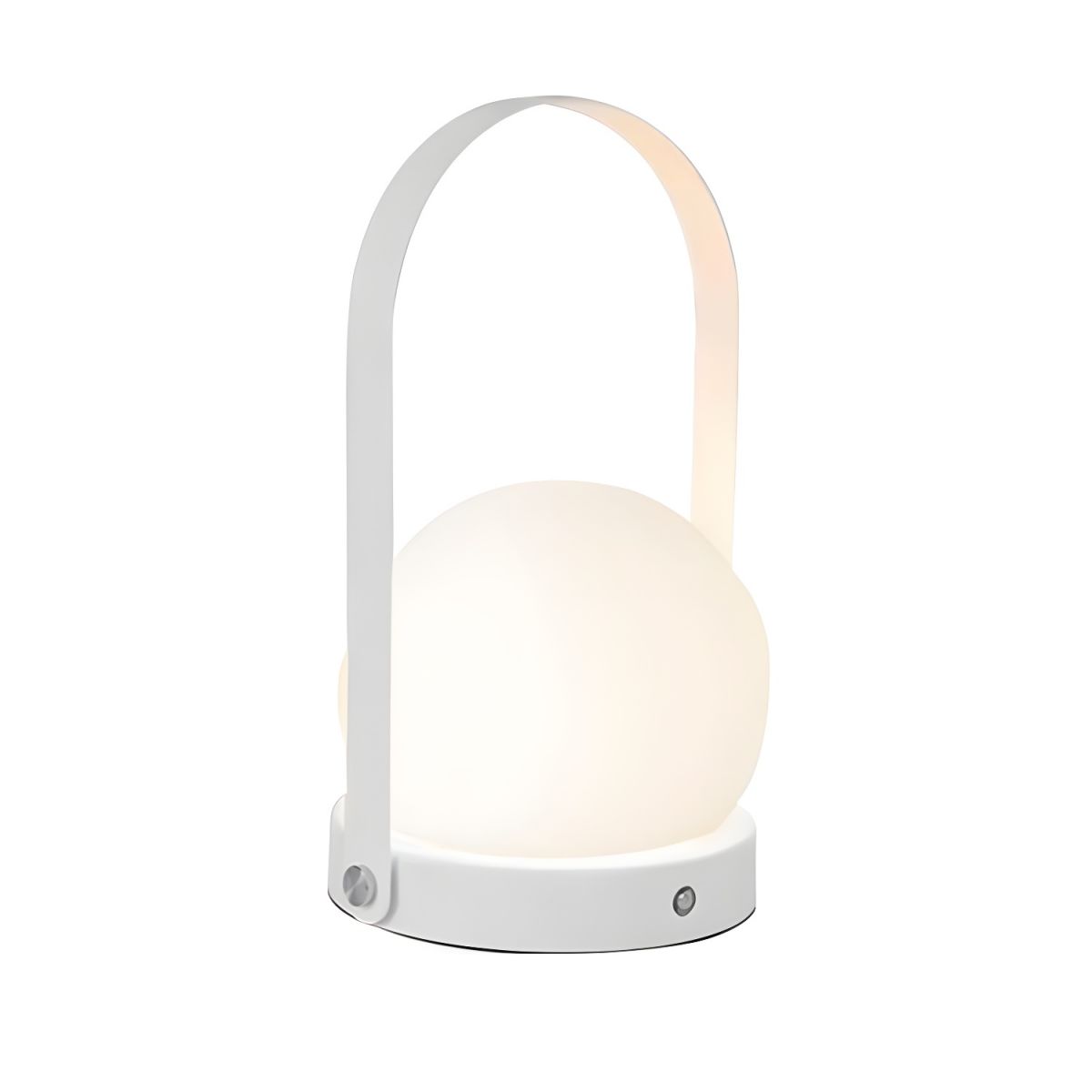 Rechargeable LED Glass Globe Table Lamp Modern Style | Xanvero