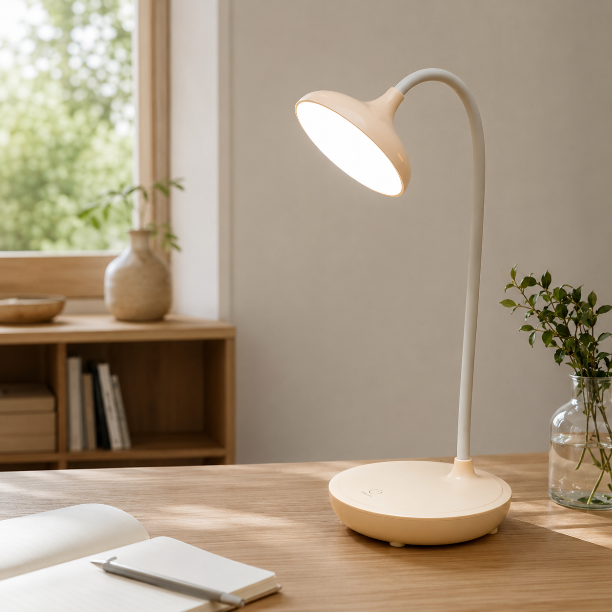 Rechargeable LED Table Lamp with Touch Control Modern | Velmoro