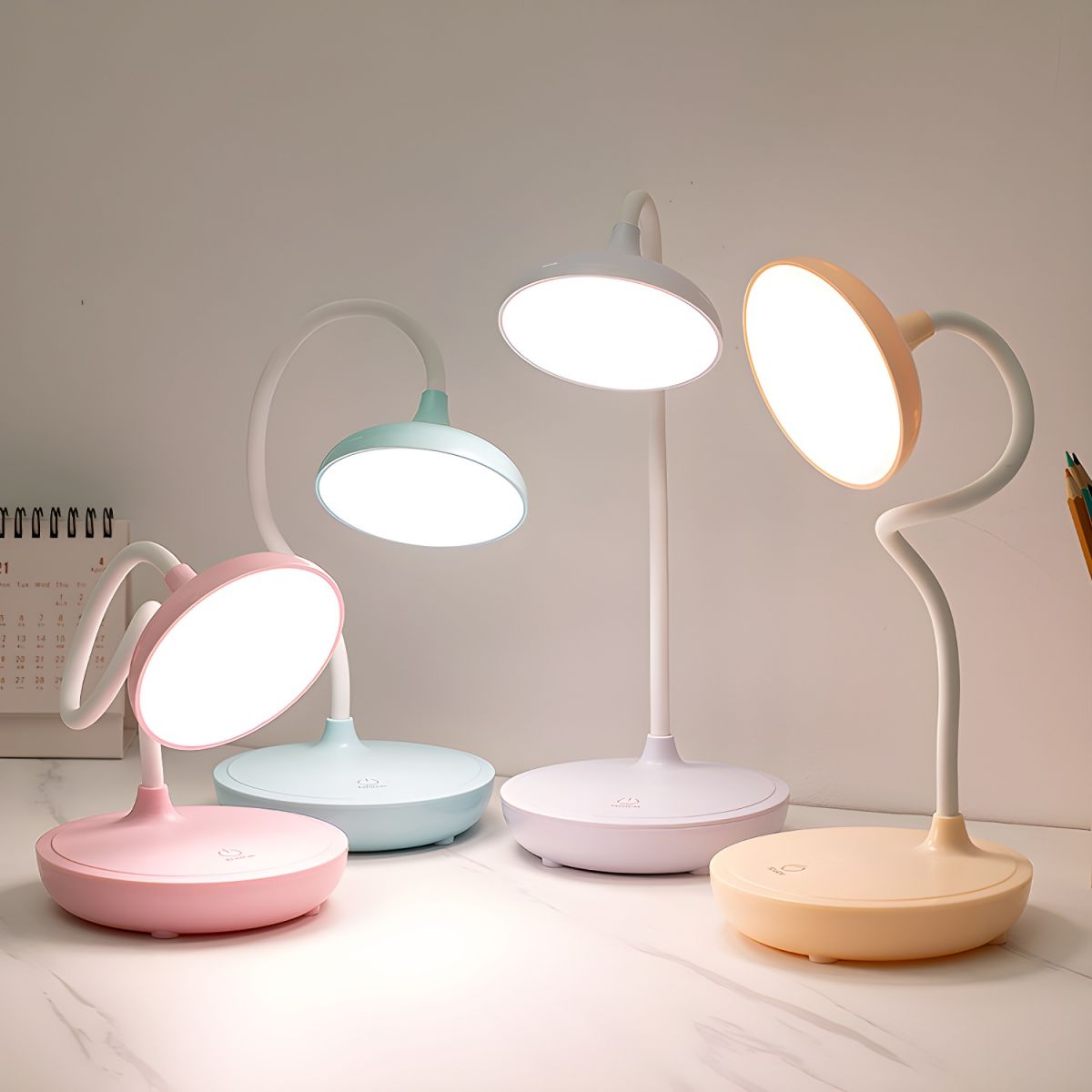 Rechargeable LED Table Lamp with Touch Control Modern | Velmoro