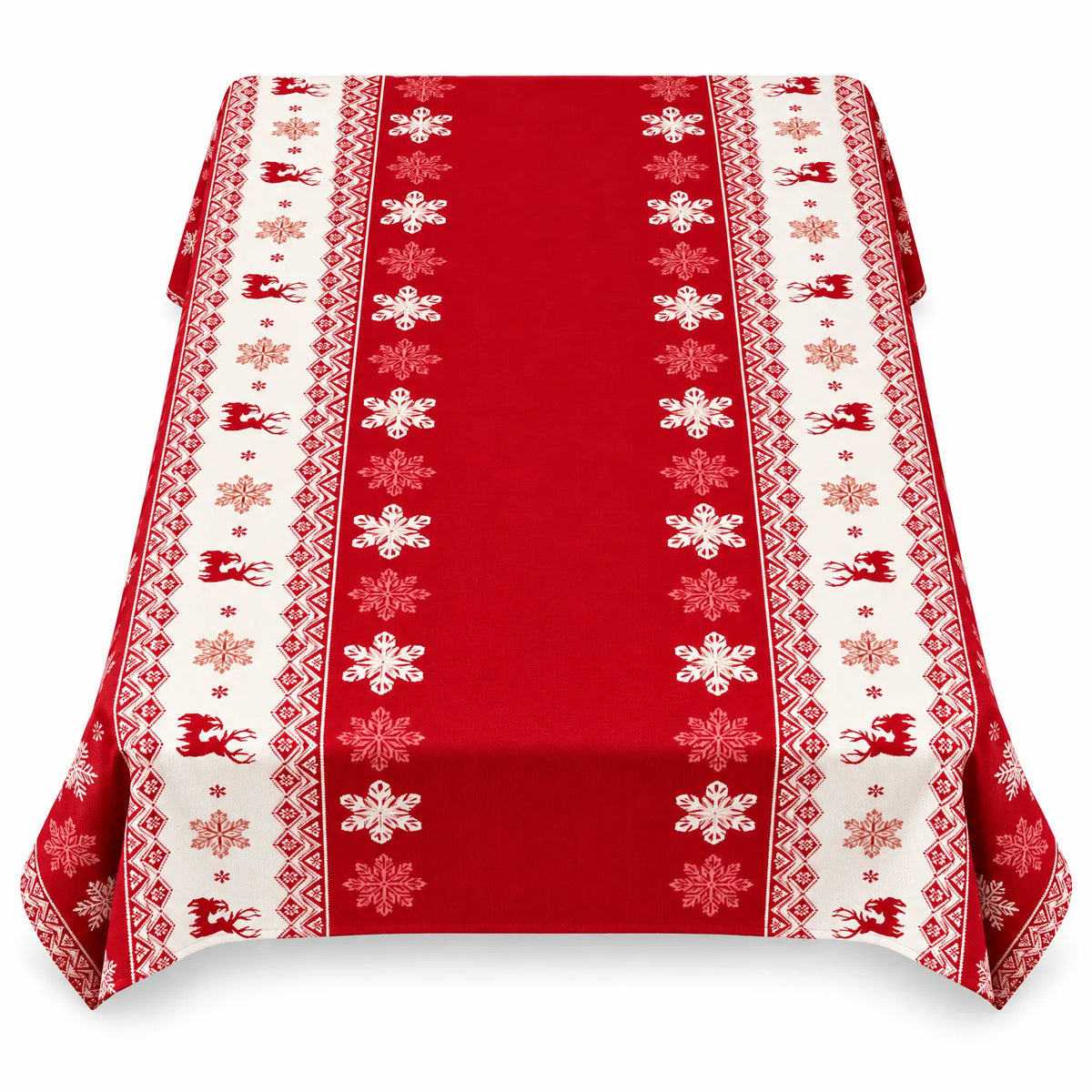 Rectangular Christmas Holiday Tablecloth Cover