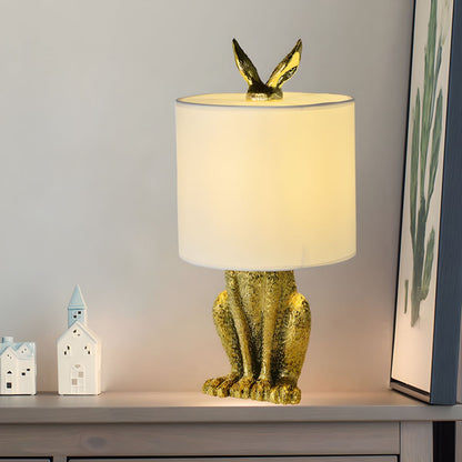 Resin Rabbit Table Lamp Nordic Art Deco Style | Qunvexa
