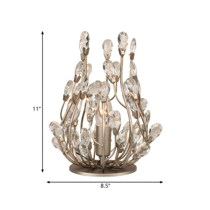 Retro Crystal Accent Table Lamp for Modern Interiors | Zeltrio