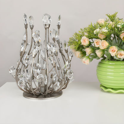 Retro Crystal Accent Table Lamp for Modern Interiors | Zeltrio