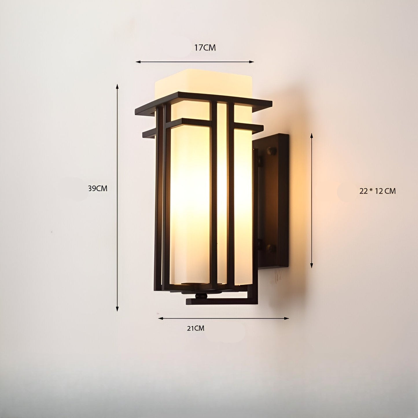 Retro Glass Industrial Outdoor Wall Mount Light | Terralux